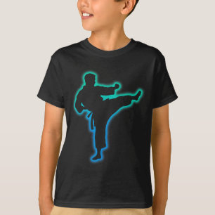 Camiseta Roupas de Taekwondo para Homens e Meninos Artes Ma