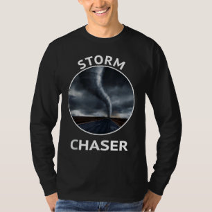 Camiseta Roupas de tempestade Caçador de Tempestades Tornad