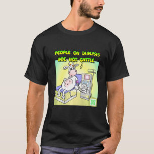 Camiseta Roupas de Vaca de Diálise
