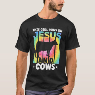 Camiseta Roupas de Vaca Fazendeiro Amante de Vacas para Mul