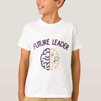 Camiseta roupas de volta às aulas, futuro líder
