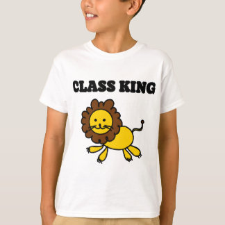 Camiseta roupas de volta às aulas, rei da turma