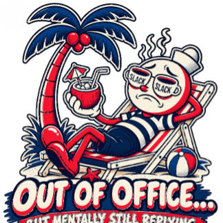 Camiseta Roupas do Dia do Trabalho - Fora do Escritório Men