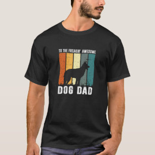 Camiseta Roupas do Melhor Pai Pastor Alemão do Mundo  Pai d