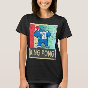 Camiseta Roupas Do Rei Pong Ping Pong Gear Para Homens Mulh