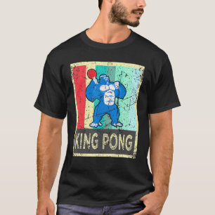 Camiseta Roupas Do Rei Pong Ping Pong Gear Para Homens Mulh