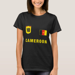 Camiseta Roupas dos Camarões Verde Camarões Roupas Design H