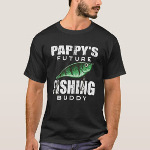 Camiseta Roupas dos netos do futuro parceiro de pesca do vo