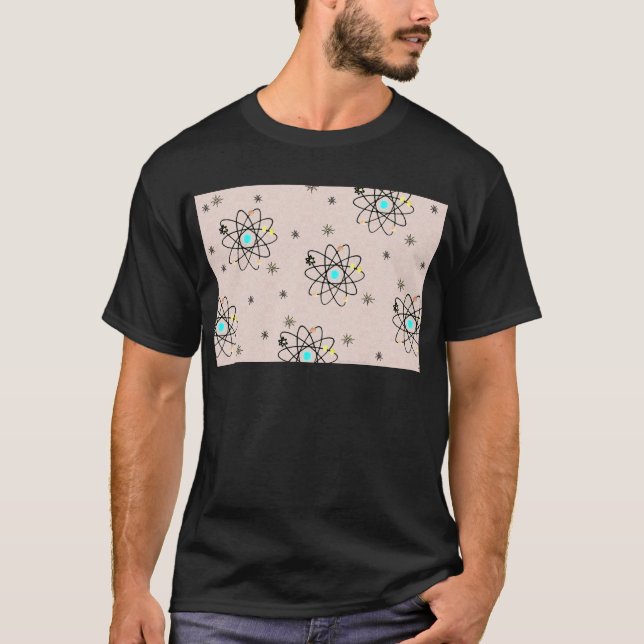 Camiseta Roupas e Presentes Rosa com Estampa Atômica dos An (Frente)