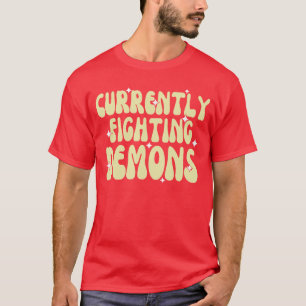 Camiseta Roupas engraçadas de amigo que está lutando contra