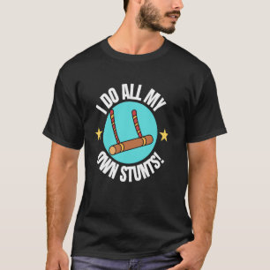 Camiseta Roupas engraçadas de barra de trapeze e artista de