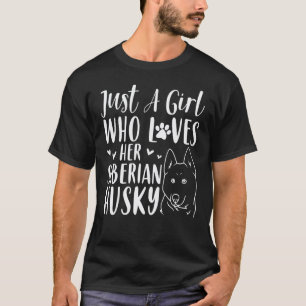 Camiseta Roupas engraçadas de mãe de Husky Siberiano - Desi