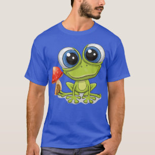 Camiseta Roupas estéticas de algodão de Sapo-cúmulo-cúmulo