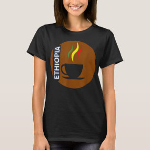 Camiseta Roupas etíopes Café