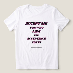 CAMISETA ROUPAS FEMININAS ACEITAÇÃO PRETO BRANCO TRI-BLEND 