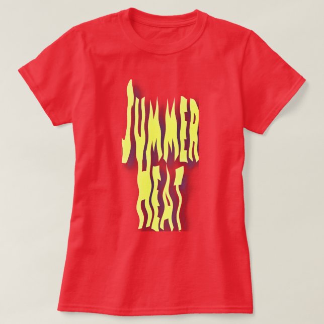 Camiseta Roupas Femininas de Verão  (Frente do Design)