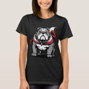 Camiseta Roupas Gráficas para Amantes de Cães Bulldog da Po