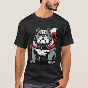 Camiseta Roupas Gráficas para Amantes de Cães Bulldog da Po