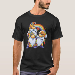 Camiseta Roupas Hippie para Homens Gnomos Hippie de 70 anos
