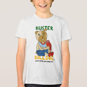 Camiseta Roupas infantis com gráfico de cachorrinho fofo Ka