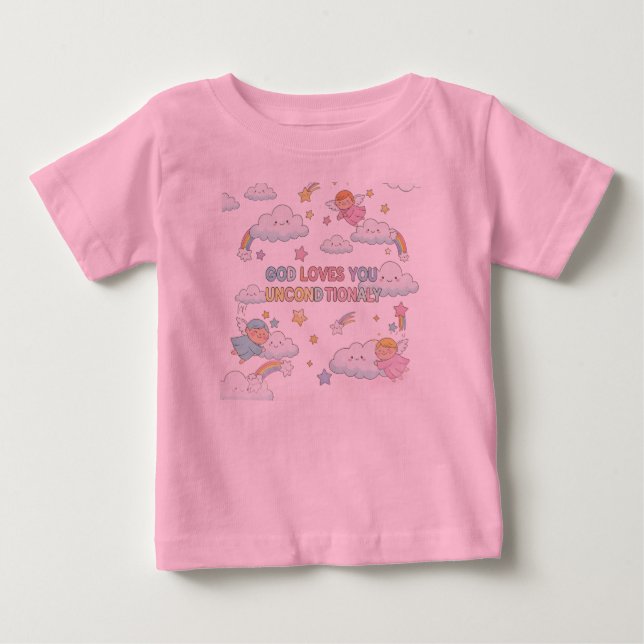 Camiseta Roupas infantis inspiradoras (Frente)