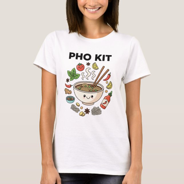 Camiseta Roupas Kit Oficial de Pho Kit oficial de roupas ph (Frente)