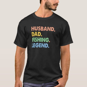 Camiseta Roupas Lenda da Pesca Marido Pai