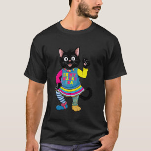 Camiseta Roupas Malucas gato engraçado para o Dia da Incomp