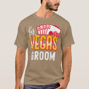 Camiseta Roupas masculinas combinando casamento Las Vegas N