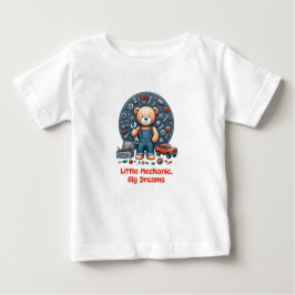 Camiseta Roupas mecânicas para bebês para presentes de rapa
