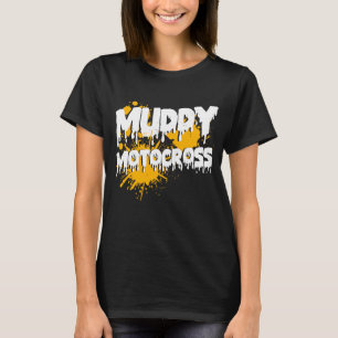Camiseta Roupas motas de lama para passeio de lama