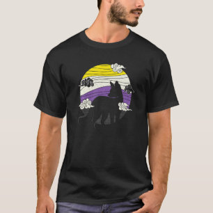 Camiseta Roupas Não Binárias do Orgulho Não-Binário do Gend