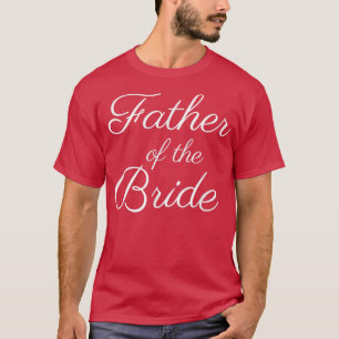 Camiseta Roupas Pai da Noiva, Fonte Script Branco, Casam