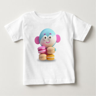 Camiseta Roupas para bebês de macarão-macarrão-cegas colori