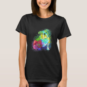 Camiseta Roupas Para Buldogue Inglês Momanddad Bull