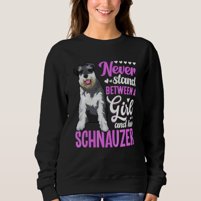 Camiseta Roupas para Cães Schnauzer Dono de Schnauzer (Frente)