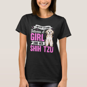 Camiseta Roupas para Cães Shih Tzu para Proprietários de Sh