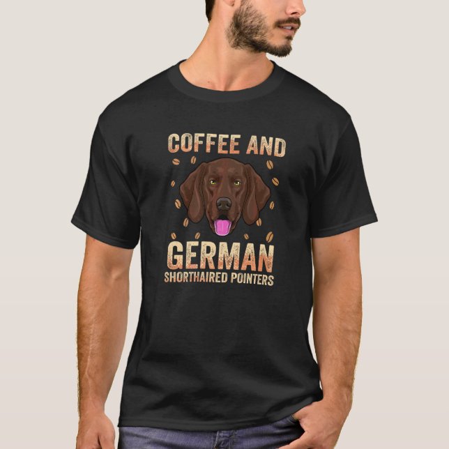 Camiseta Roupas para Cão Pointer de Cabelo Curto Alemão Adi (Frente)