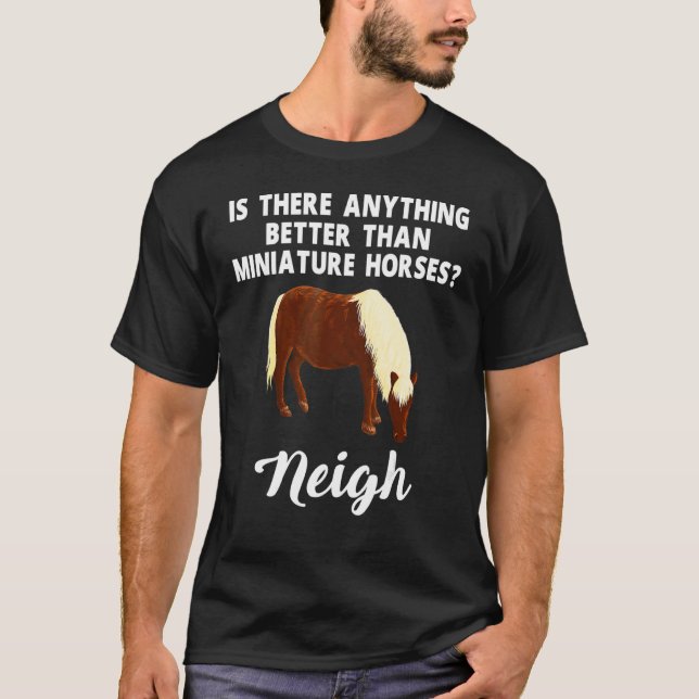 Camiseta Roupas para Cavalos Miniatura   Cavalos Fofos  Des (Frente)