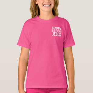 Camiseta Roupas para Celebração de Aniversário de Jesus par