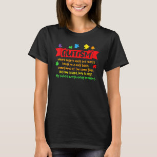 Camiseta Roupas para crianças e pais mês de conscientização