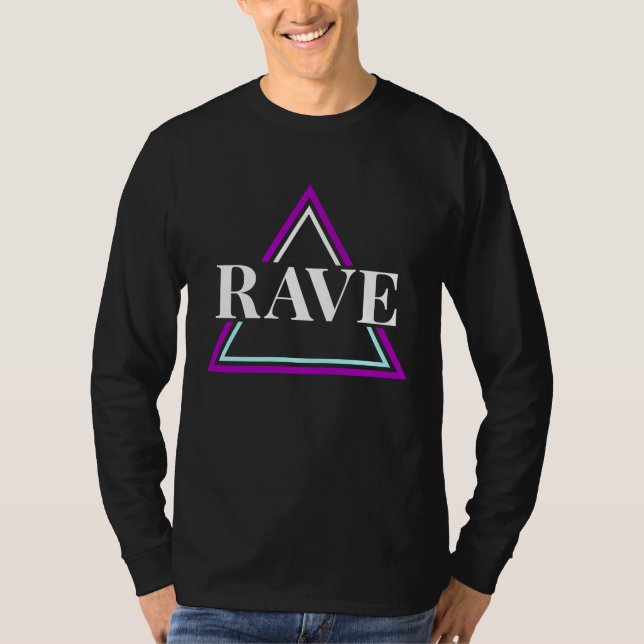 Camiseta Roupas Para Festa De Techno House Para Festival De (Frente)