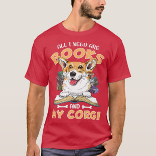 Camiseta roupas para leitores de livros, animais, cães aman