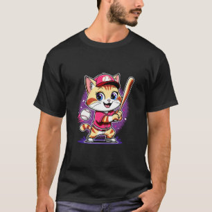 Camiseta Roupas para Meninas Jogadoras de Softbol Beisebol 