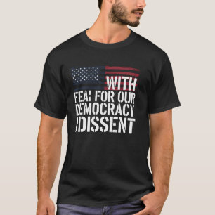 Camiseta Roupas Políticas de Bandeira Americana Democracia