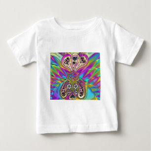 Camiseta Roupas Presentes Retro 60s Psicodélicos Corações F