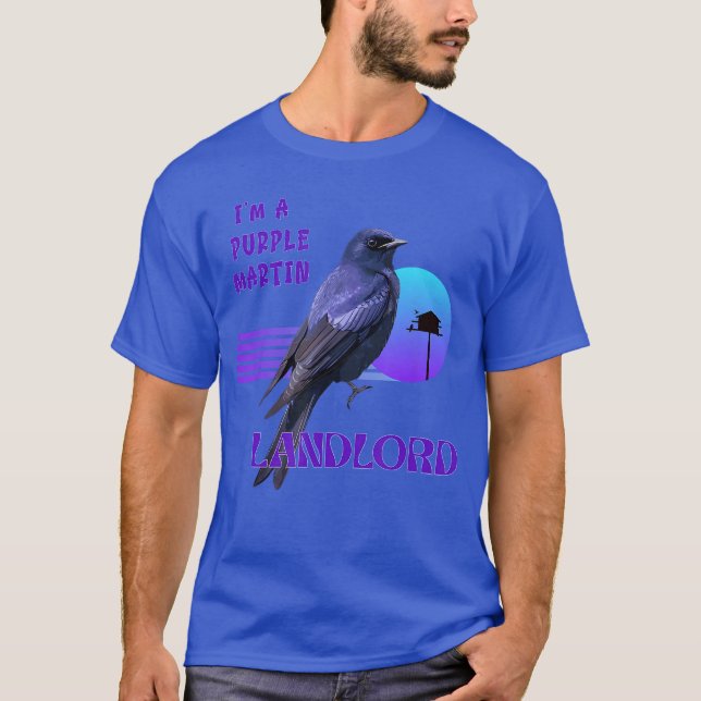 Camiseta Roupas Purple Martin para qualquer pessoa dedicada (Frente)