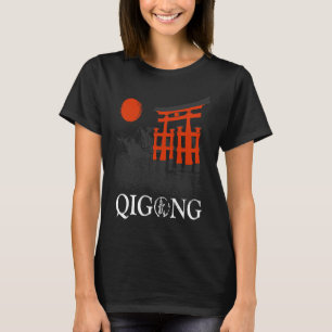Camiseta roupas Qi Gong para exercícios de Tai Chi com Chig