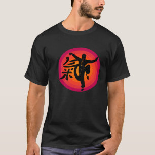 Camiseta roupas Qi Gong para exercícios de Tai Chi com Chig