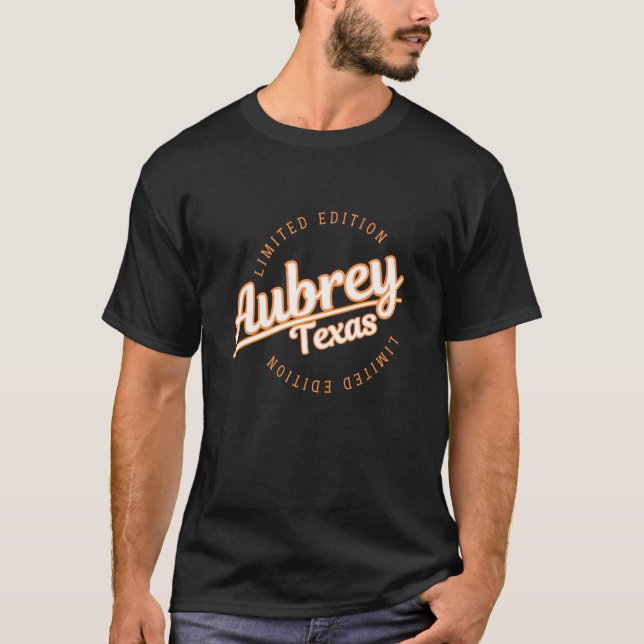 Camiseta Roupas Retro Athletic Aubrey TX (Frente)